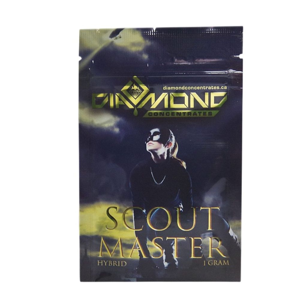Diamonds Concentrates Shatter 1 gram - Scout Master ( Hybrid )
