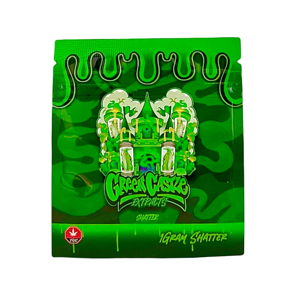 GREEN CASTLE SHATTER - STRAINS IN DESCRIPTION