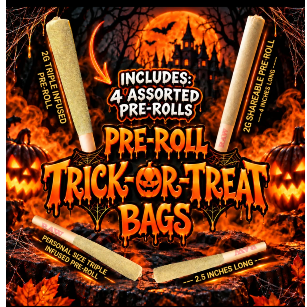         🎃🕯️ PRE-ROLL TRICK-OR-TREAT BAGS BY GARDEN OF THE GODS 👻