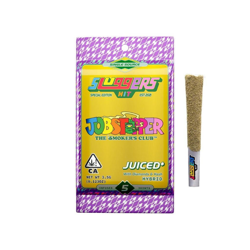 Sluggers X Smoker's Club Jobstopper Infused 3.5g 5pk Sluggers Hit