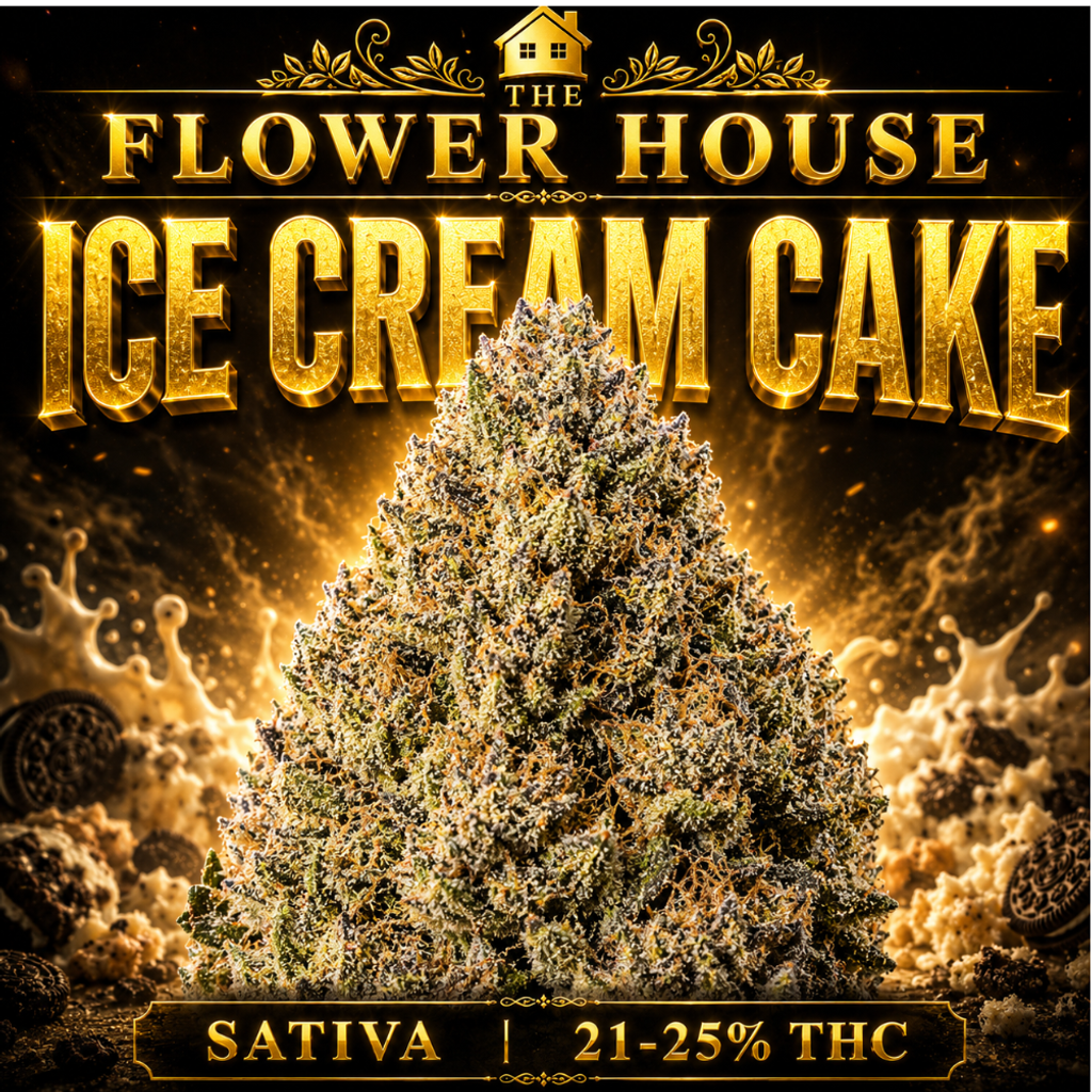 Ice Cream Cake | 21-25% THC | SATIVA | $55 OZ | $90 / 2 OZ