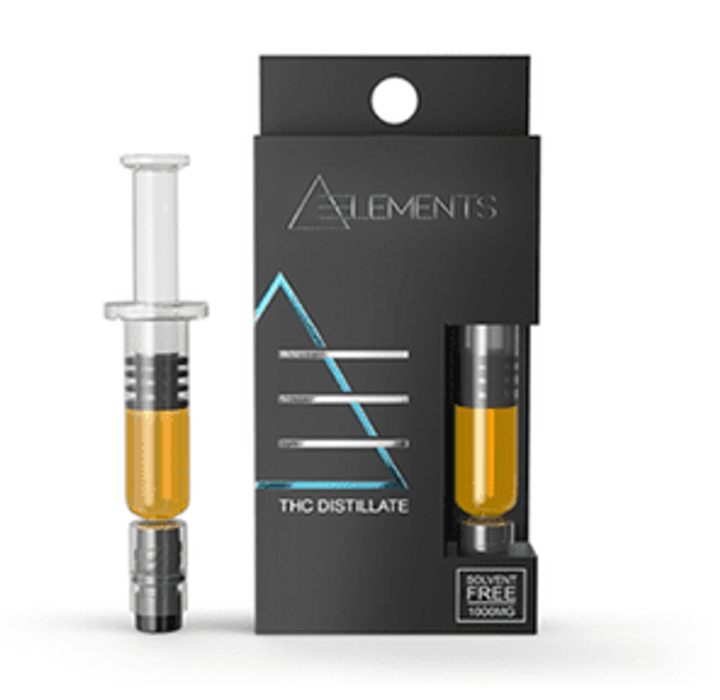 1000mg Distillate Syringe Sativa Sour Diesel by Elements
