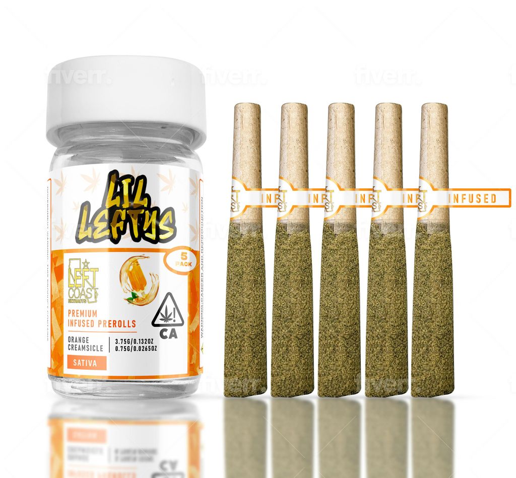 LIL LEFTYS Infused Prerolls - Orange Creamsicle