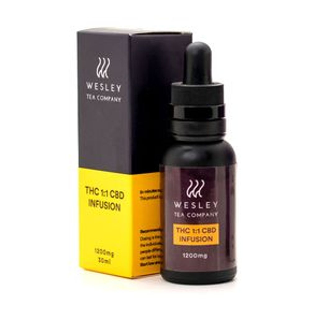 1200mg CBD:THC 1:1 Infusion by Wesley Tea