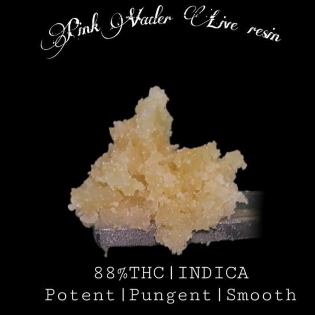*PREMIUM LIVE RESIN* Pink Vader 88% THC $175 an oz 