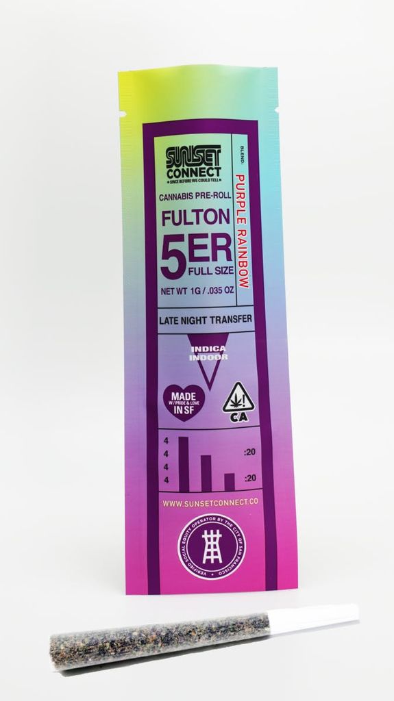 Fulton 5'er Purple Rainbow Indica