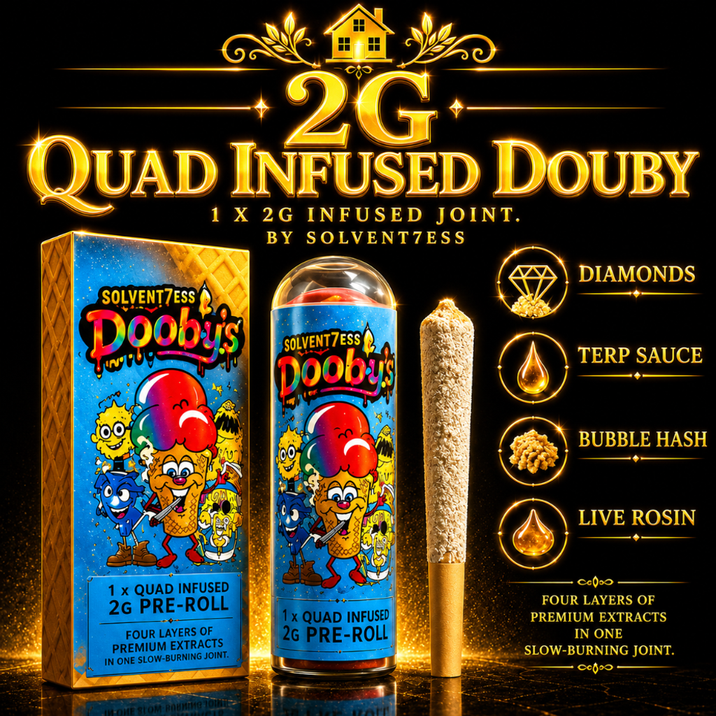 Solvent7ess Quad Infused Douby – 2G