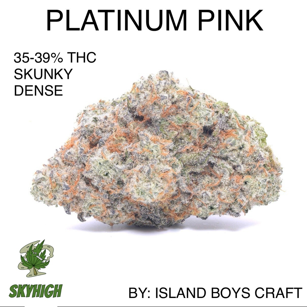!! PLATINUM PINK AAAAA+ 35-39% THC (2 OZ FOR $190) BY: ISLAND BOYS CRAFT