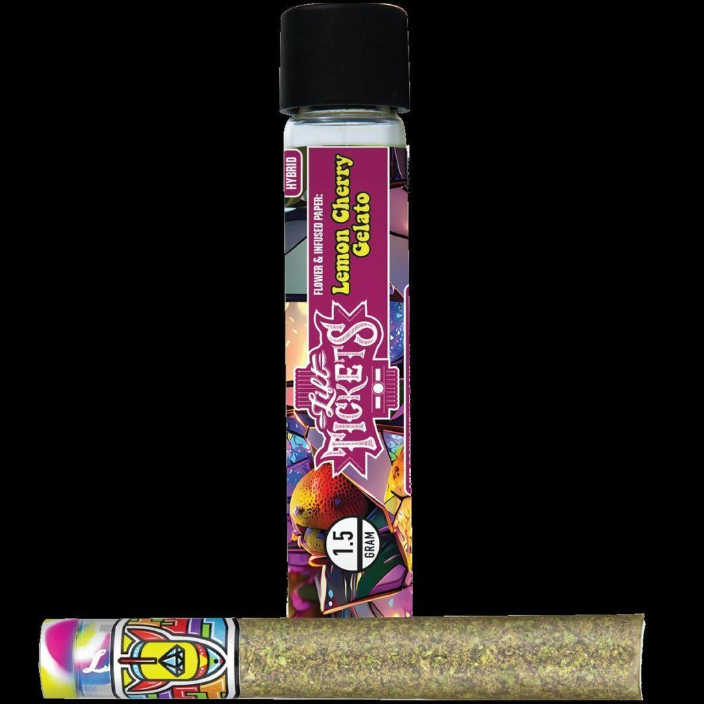 Infused Glass Tip Pre-Roll: Lemon Cherry Gelato 1.5g Joint