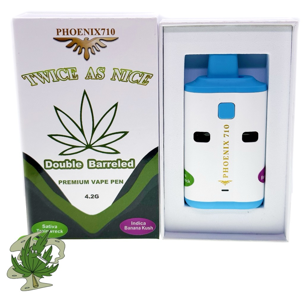 PHOENIX710 - 4.2g D.I.S.P.O.S.A.B.L.E. V.A.P.E. P.E.N. (2 FOR $150) (DOUBLE BARREL) 