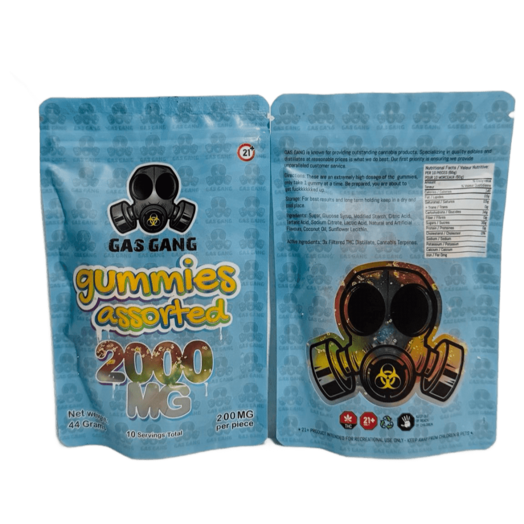 2000MG THC – GAS GANG GUMMIES – MIXED