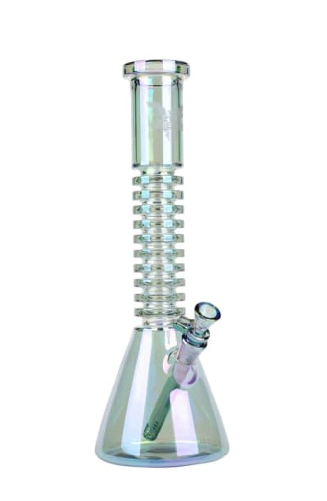 Red Eye Tek 12"- Metallic Radiation Beaker Tube - Green Metallic Radiation