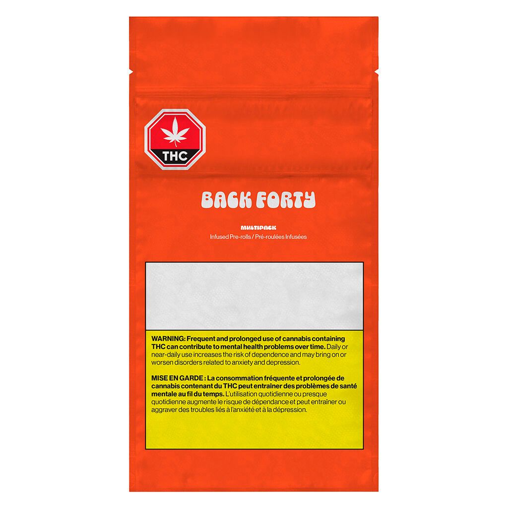 Back Forty - Multipack Infused Pre-Roll - Blend - 3x0.5g