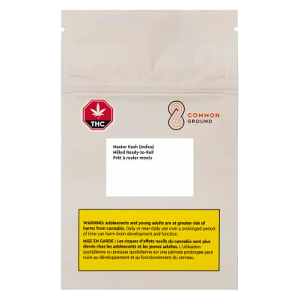Common Ground - Master Kush Milled - Indica Milled Flower