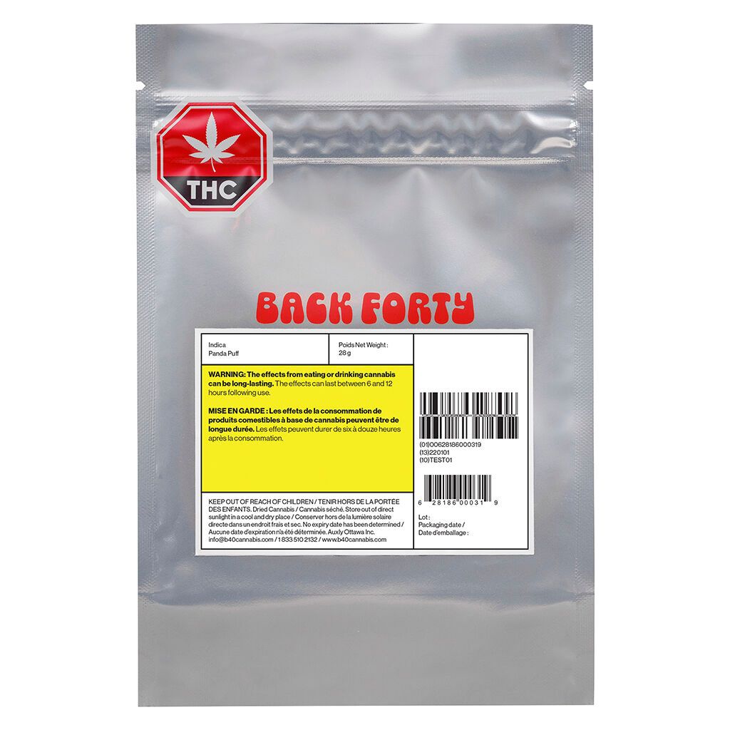 Back Forty - Panda Puff - Indica