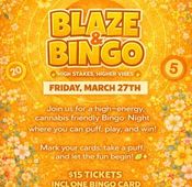 Blaze & Bingo by The Boardroom May 27st Event Ticket