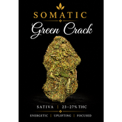 Green Crack | SATIVA | 23-27% THC | $50 an oz | $75 for 2 ozs | $120 for 4 ozs | 