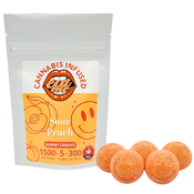 1500mg Smileys - Sour Peach