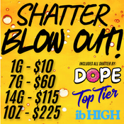 SHATTER BLOW OUT SALE!
