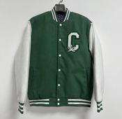 CAFE Green Varsity Jacket - SMALL thumbnail 1