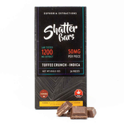 Indica 1200mg Toffee Crunch Shatter Bar thumbnail 1
