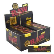 RAW Black Perforated Rolling Tips