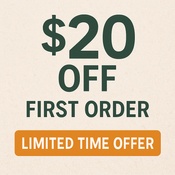 $20 off first order