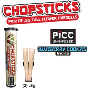  CHOPSTICKS - Blueberry Cookies .5g Prerolls 2 Pack | PICC