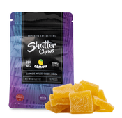 200mg Indica Lemon Shatter Chews by Euphoria Extractions (20mg x10)