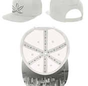 CAFE Era II Snapback Hat - White on White