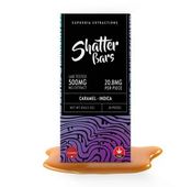 500mg Indica Caramel Shatter Bar by Euphoria Extractions thumbnail 1