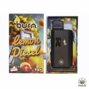 Burn 3g THC Disposable Vape - Sativa, Lemon Diesel thumbnail 1
