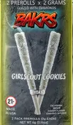 Bakrs Duo Pre Rolls - Hybrid, Girl Scout Cookies