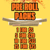 !! 5 PRE ROLLS PACKS !!