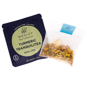 Turmeric Tranquilitea 40mg CBD Single | Wesley Tea thumbnail 1