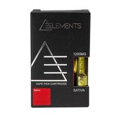 1200mg Vape Cartridge Sativa Super Lemon Haze by Elements