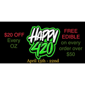 *** 420 SPECIAL; April 15th to April 22nd 
