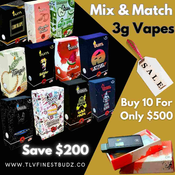 !3G Vape Mix & Match Deal (10-Pack)