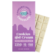 2250mg Cookies and Cream White Chocolate (Gluten Free) Bar