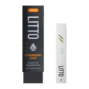 LITTO - Strawberry Haze - Premium All-In-One THC Vape Pen - 1G