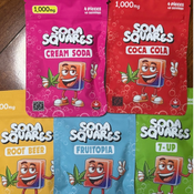 Soda Squares 1000mg- 1 pack $30, 5 packs $95, 10 packs $175, 20 packs $280 thumbnail 2