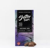 250mg Indica Toffee Crunch Shatter Bar by Euphoria Extractions