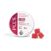 Raspberry Balance 1:1 Gummies [Solventless Rosin]