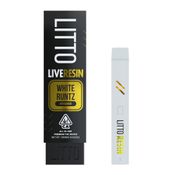 LITTO - White Runtz - Live Resin Vape Pen - Hybrid - 1G