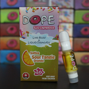 DOPE | 1.1g OR 2g CART - SOUR TANGIE ORANGE - LIVE RESIN & LIQUID DIAMONDS thumbnail 1