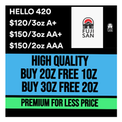 Special $120= 3oz  A+ ; $150 = 3OZ AA+ ; $150 = 2OZ AAA + 7G FREE