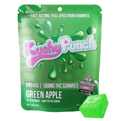 Kushy Punch - Hybrid Green Apple INDIVIDUAL GUMMIES 100MG