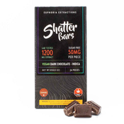 Indica 1200mg Dark Chocolate Shatter Bar (Vegan)