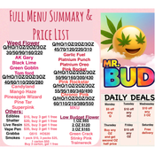 *** Full Menu *** (please click on picture to enlarge)