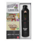 9 gram (3+3+3)  Straight Goods Triple Chamber Vape – Cali smores+vanilla frosting +AMG